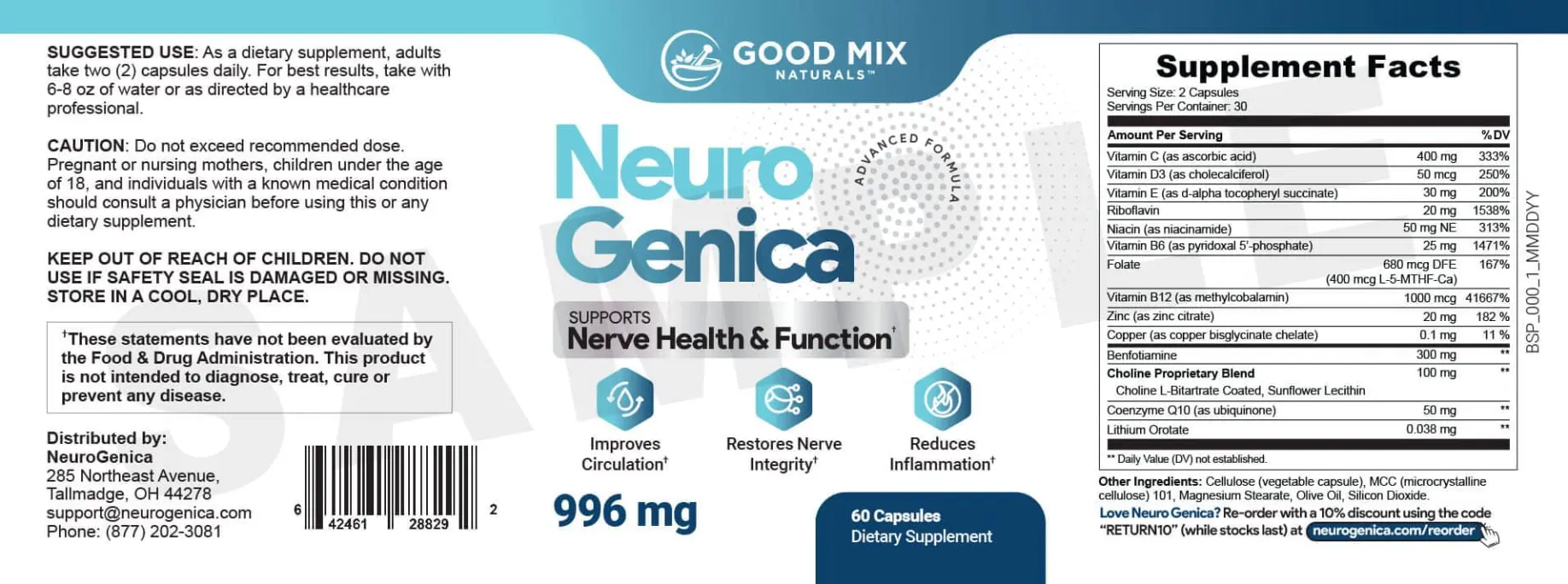 neuro genica™ scientific refrences